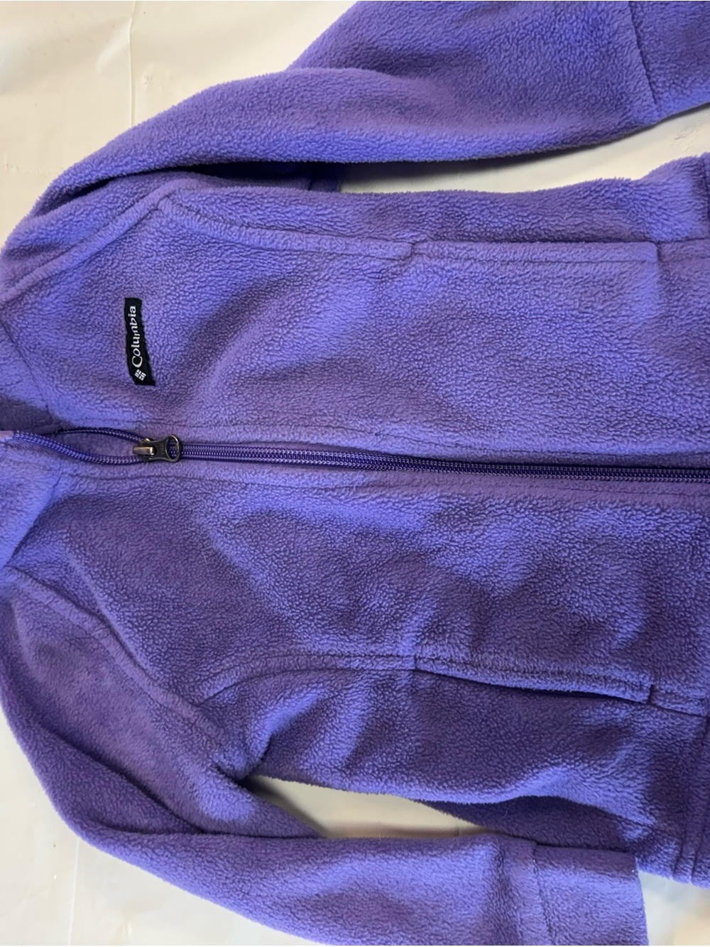 Columbia Kids Purple Fleece Full-Zip Jacket